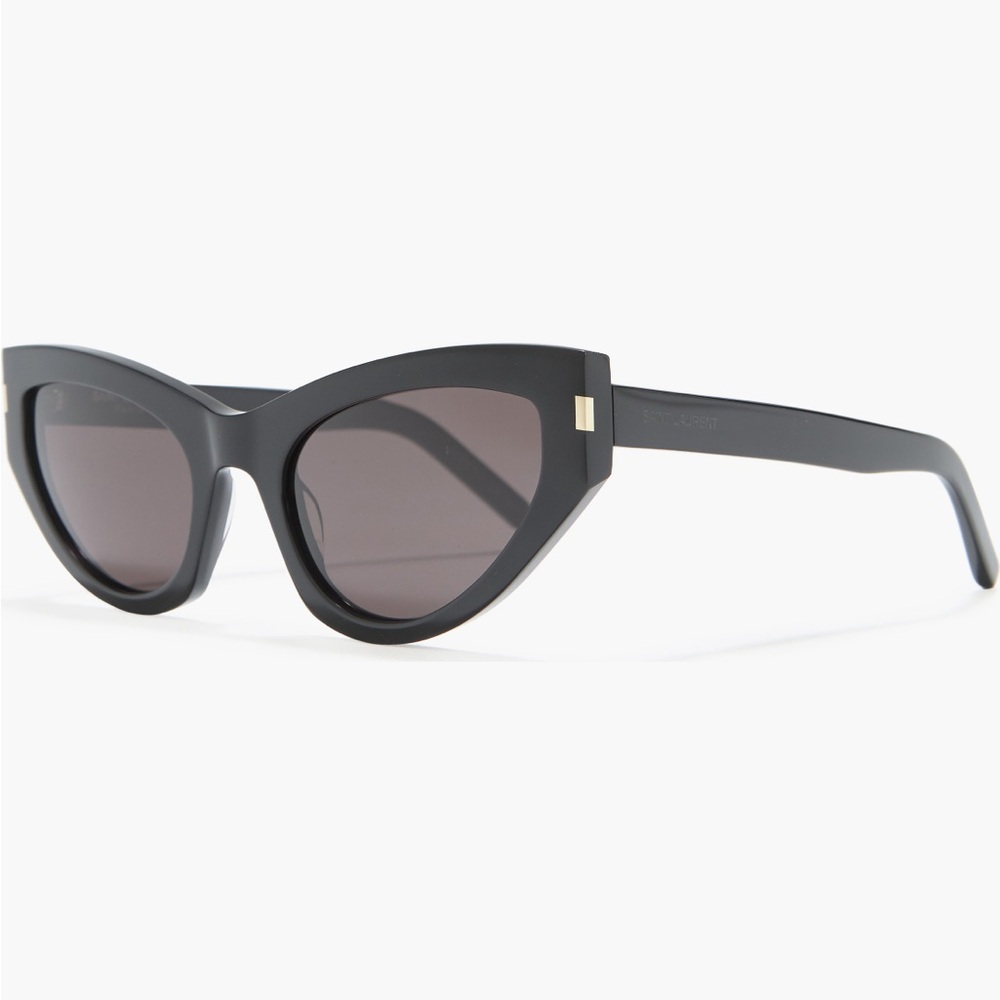 NWT Saints Laurent cat eyes black frame sunglasses